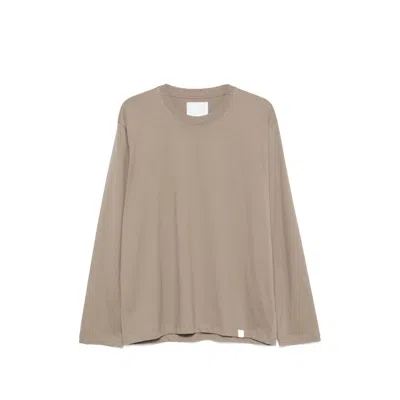Woc Long-sleeve T-shirt In Neutrals