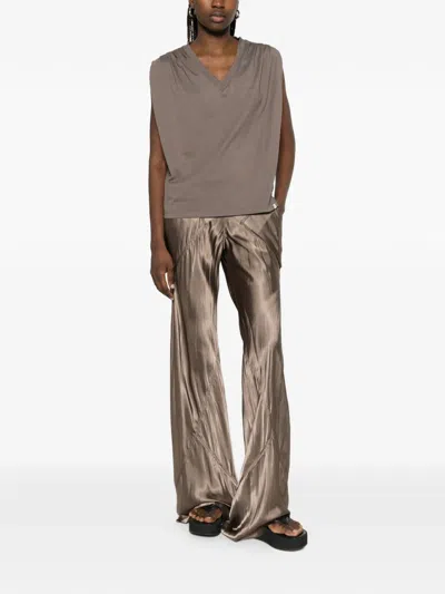 Woc Matera V-neck Top In Gray