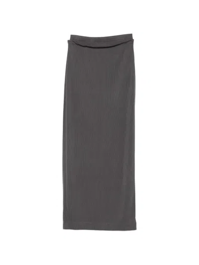 Woc Natal Maxi Skirt In Gray