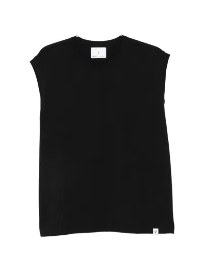 Woc Nizza Round-neck Vest In Black