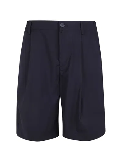 Woc Pleated Shorts In Blue
