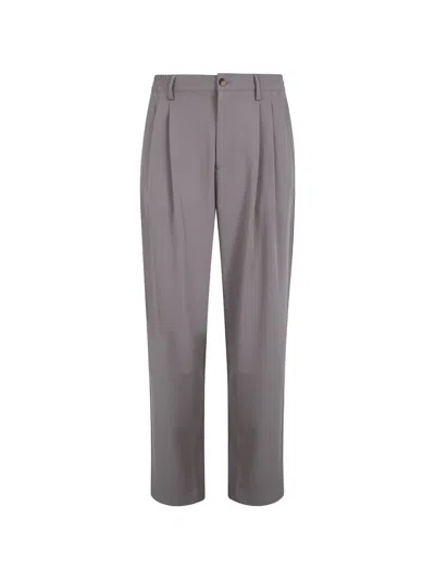 Woc Pleated Trousers In Gray