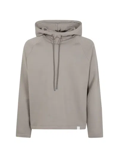 Woc Raglan-sleeve Drawstring Hoodie In Brown