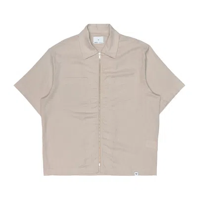 Woc Shirt Man  Derby Camel In Gray