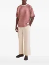 Woc Striped T-shirt In Red