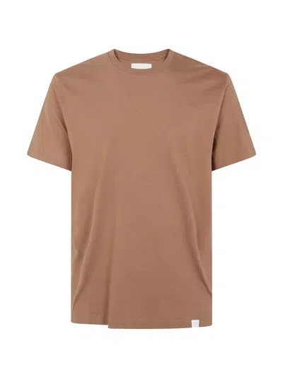 Woc Toledo Crew-neck Cotton T-shirt In Brown
