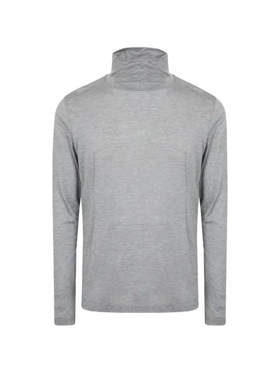 Woc Turtle-neck Sweater In Gray