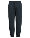 Woc Writing On Cover Man Pants Navy Size L Cotton, Pes In Blue