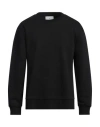 Woc Writing On Cover Man Sweatshirt Black Size Xl Cotton, Pes
