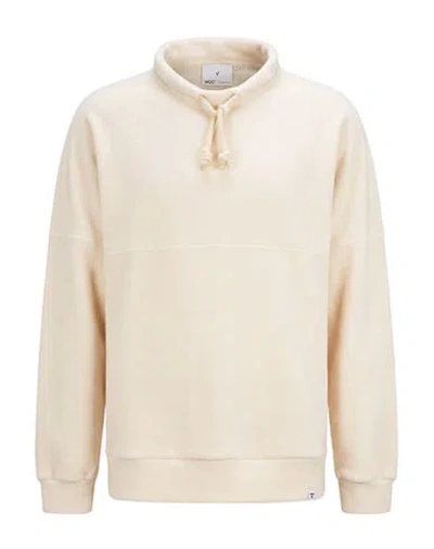 Woc Writing On Cover Man Sweatshirt Ivory Size L Cotton, Polyester, Polyamide In Neutral