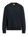 Woc Writing On Cover Man Sweatshirt Black Size Xl Cotton, Pes In Navy
