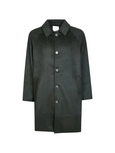 Woc Xian Single-breasted Coat In Green