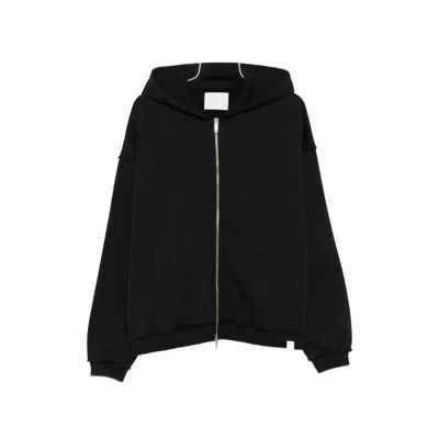 Woc Zip-up Hoodie In Black