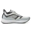 Woden Stelle Transparent Sneaker In Sea Fog Grey In Multi