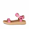 Woden Women's Line Sandal In Aurora Pink In Pink