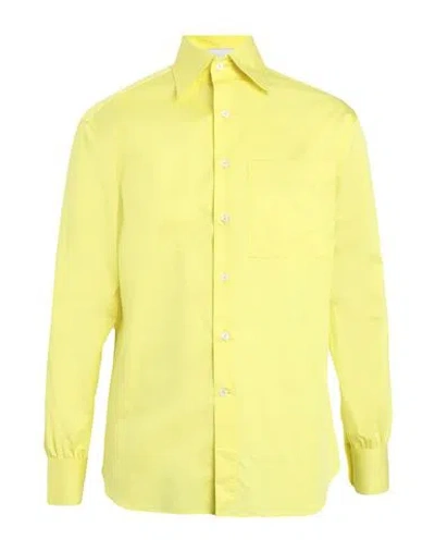 Woera Man Shirt Yellow Size 0 Cotton