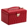 Wolf 1834 Caroline Medium Jewelry Case In Red