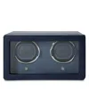 Wolf 1834 Cub Double Watch Winder With Cover In Blue