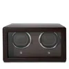 Wolf 1834 Cub Double Watch Winder With Cover In Brown