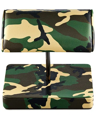 Wolf 1834 Earth Double Watch Stand In Green