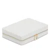 Wolf 1834 Maria Large Zip Case In White