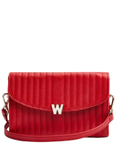 Wolf 1834 Mimi Crossbody Bag With Wristlet In Red