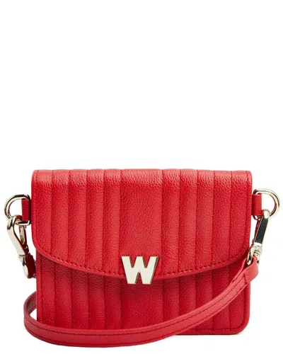 Wolf 1834 Mimi Mini Bag With Wristlet In Red