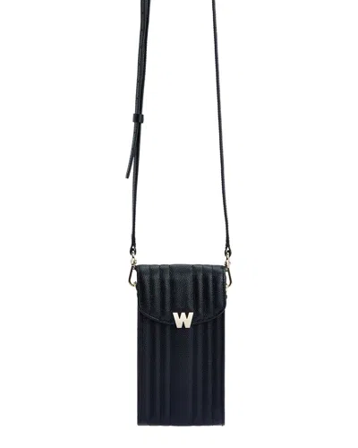 Wolf 1834 Mimi Phone Case With Strap In Black