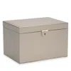Wolf Palermo Large Jewelry Box In Pewter
