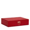 Wolf 1834 Palermo Medium Jewelry Box In Red