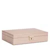 Wolf 1834 Palermo Medium Jewelry Box In Gold Tone,pink,rose Gold Tone