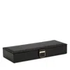 Wolf 1834 Palermo Safe Deposit Box Jewelry Case In Black
