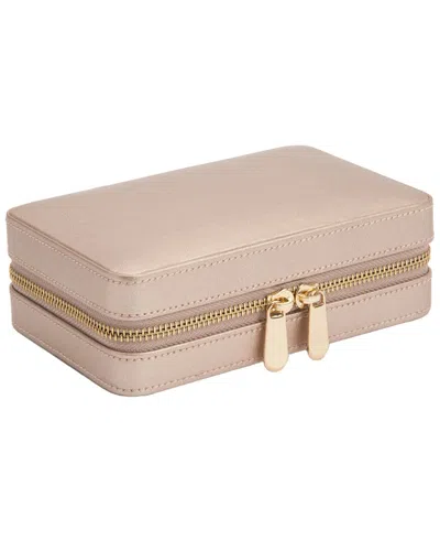 Wolf 1834 Palermo Zip Case No Color Rose Gold
