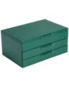 Wolf 1834 Sophia Jewelry Box In Green