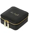 Wolf 1834 Square Zip Jewelry Case In Black