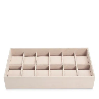 Wolf 1834 Vault 12 Watch Tray Insert In Beige