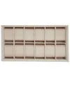 Wolf 1834 Vault 12pc Watch Tray Insert In Beige