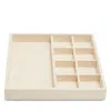 Wolf 1834 Vault Half Insert - Earring Multi Compartment In Beige