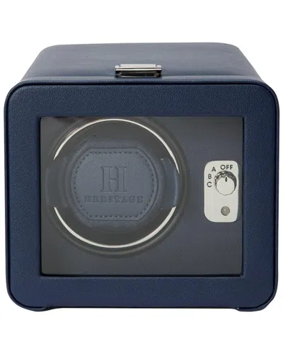 Wolf 1834 Windsor Heritage Single Winder With Cover In Blue