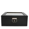 Wolf Palermo 6-piece Watch Box In Black