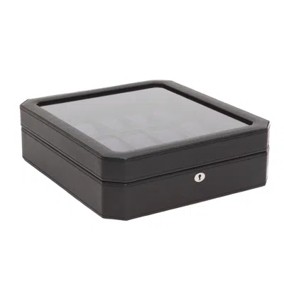 Wolf 458503 Windsor 15 Piece Watch Box In Black & Purple