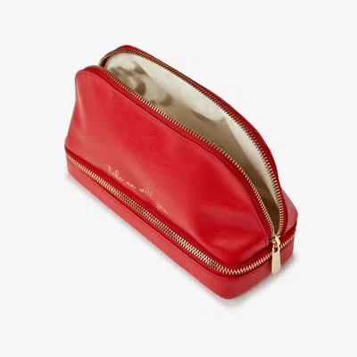 Wolf 886172 Red Leather Dual Jewelry Organizer - Take Me With You