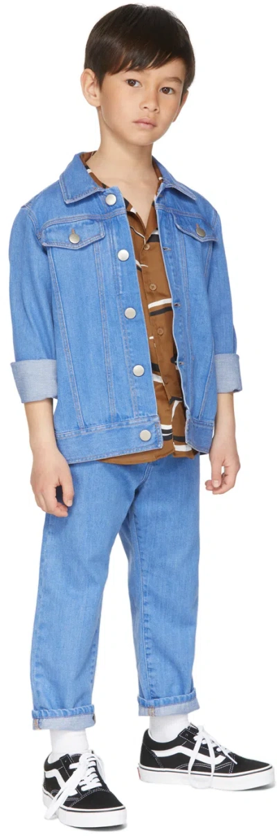 Wolf & Rita Kids Brown Bruno Shirt In Animal