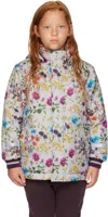 Wolf & Rita Kids Gray Age Of Togetherness António Jacket In Flowers Multi