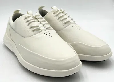 Wolf & Shepherd Crossover Sneakers Men's White Leather Golf Shoes Zap594 In Multi