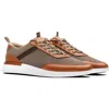 Wolf & Shepherd Crossover™ Victory Sneaker In Khaki/honey