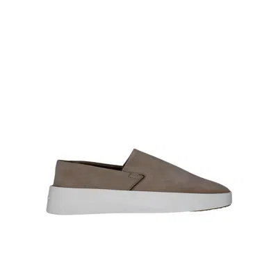 Wolf & Shepherd Cruise Slip-on Warm Grey / Brilliant White Lc2-mft-0120-022 Men's In Brown