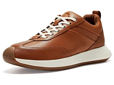 Wolf & Shepherd Marathon Court Men's Walking Shoes Honey/white: 10 D - Medium, Leather In Multi