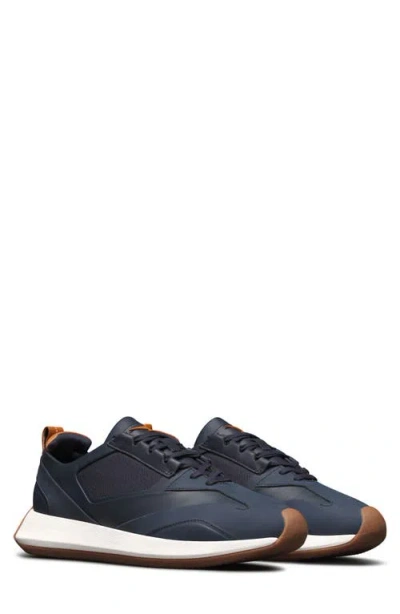 Wolf & Shepherd Marathon Sneaker In Navy/white