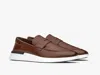 Wolf & Shepherd Men's Crossover Loafer In Maple In Brown